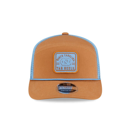 North Carolina Tar Heels Light Bronze Split Panel 9SEVENTY Trucker Hat