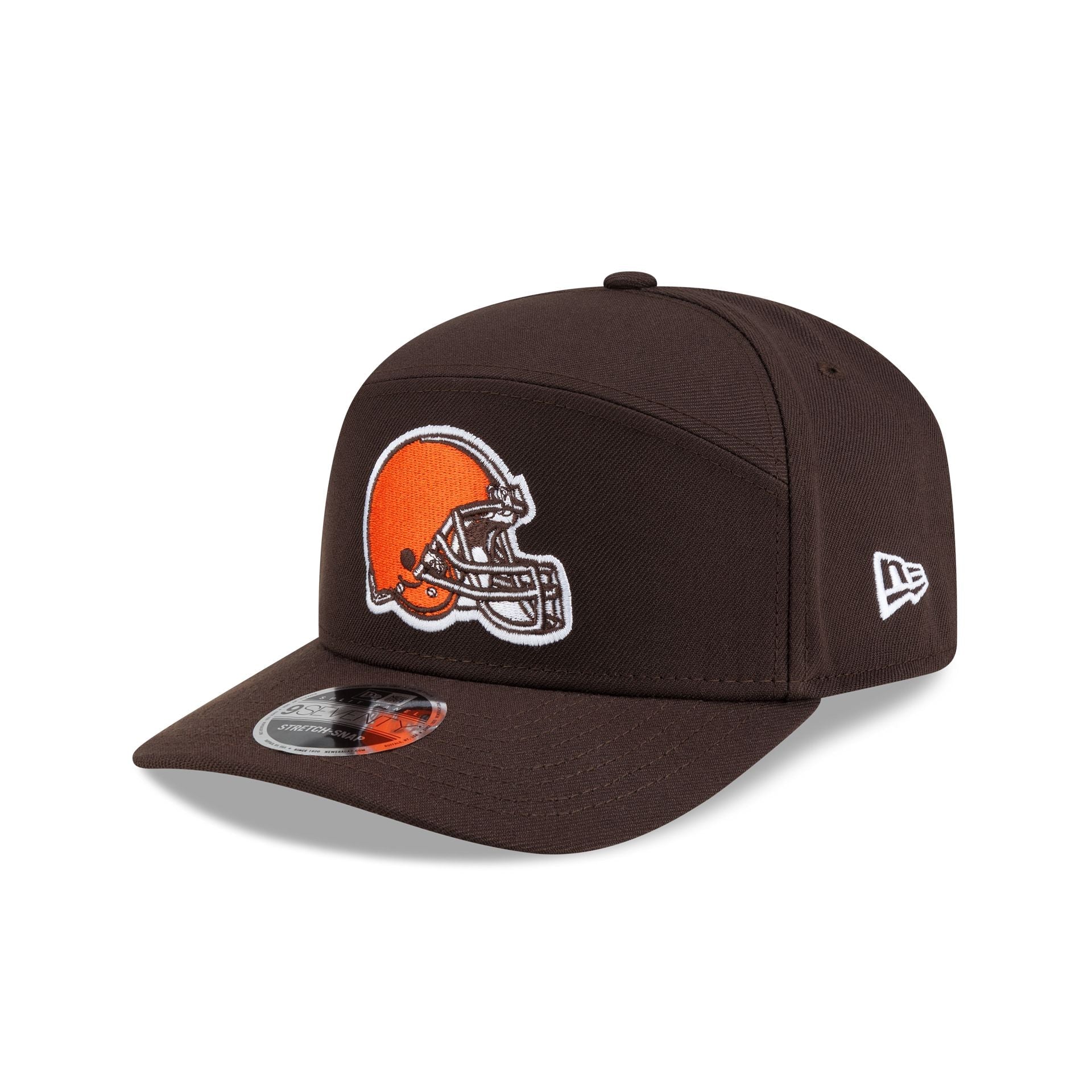 Cleveland Browns Poly Split Panel 9SEVENTY Stretch-Snap Hat