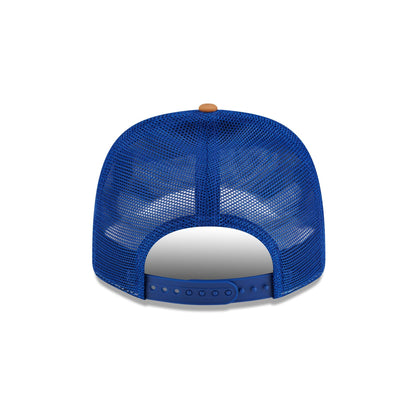 Duke Blue Devils Light Bronze Split Panel 9SEVENTY Trucker Hat