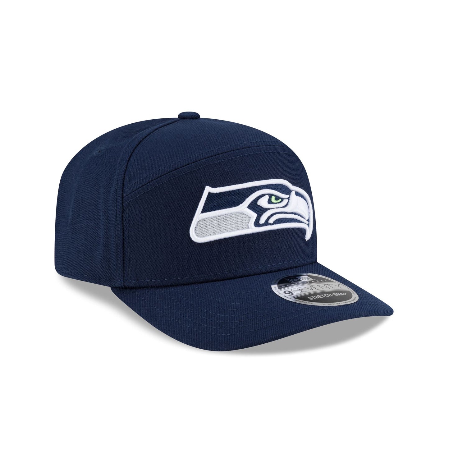 Seattle Seahawks Poly Split Panel 9SEVENTY Stretch-Snap Hat