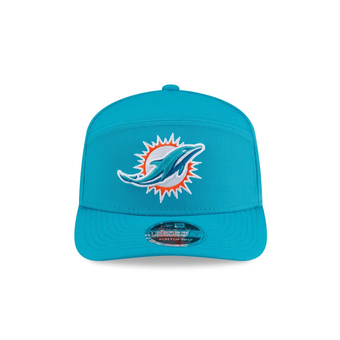 Miami Dolphins Poly Split Panel 9SEVENTY Stretch-Snap Hat
