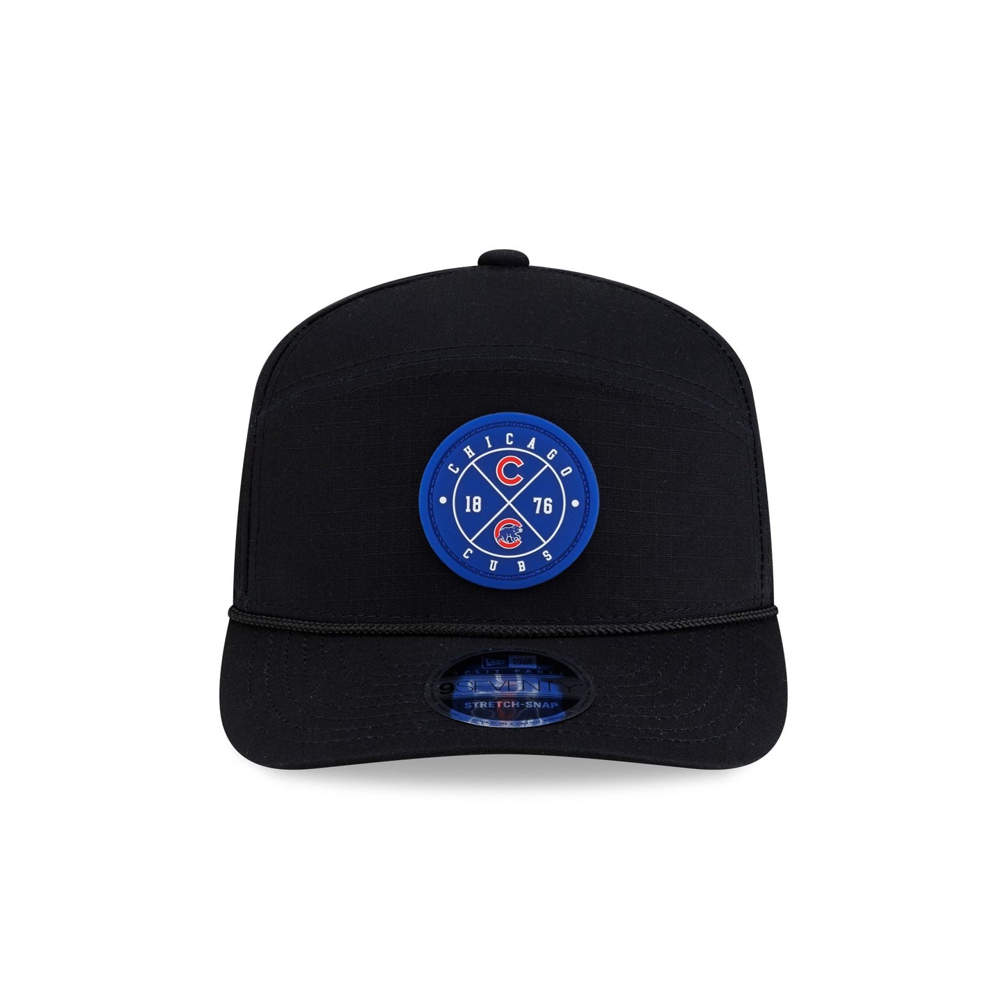 Chicago Cubs Cotton Ripstop Split Panel 9SEVENTY Stretch-Snap Hat