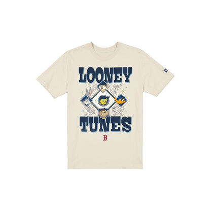Boston Red Sox Looney Tunes Diamond Chrome White T-Shirt