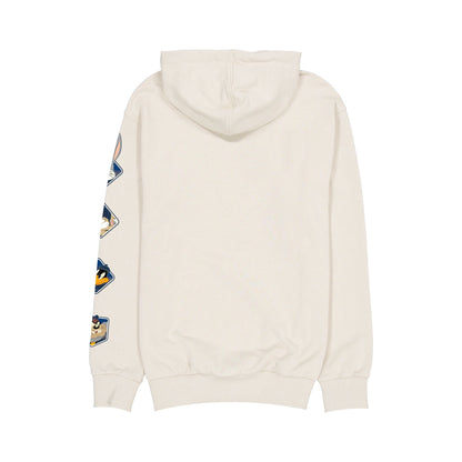 Houston Astros Looney Tunes Diamond Chrome White Hoodie
