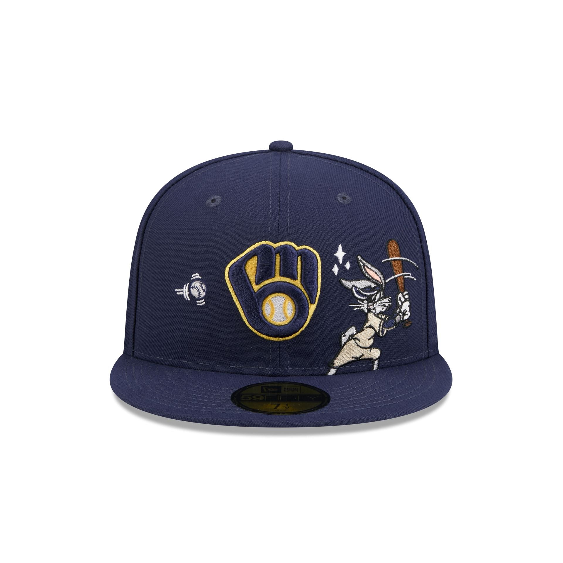 Milwaukee Brewers Bugs Bunny Swing 59FIFTY Fitted Hat