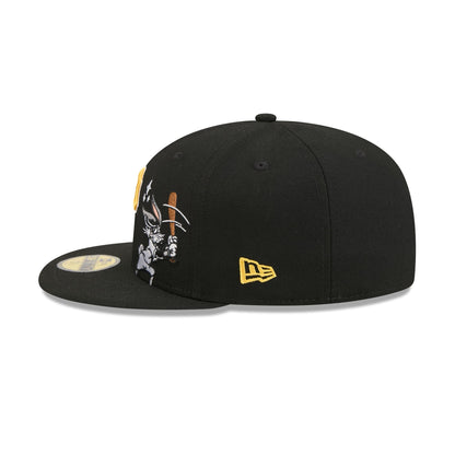 Pittsburgh Pirates Bugs Bunny Swing 59FIFTY Fitted Hat