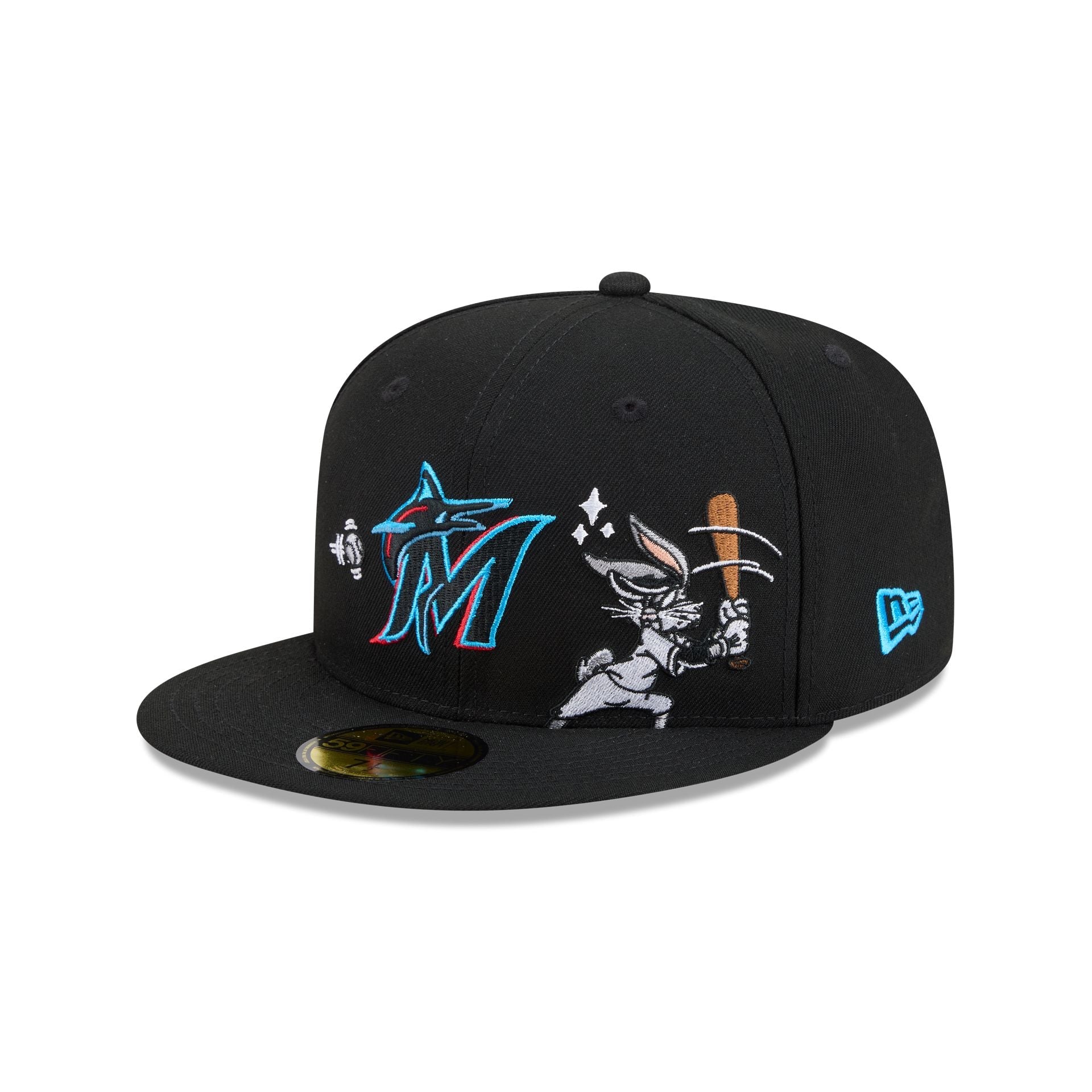 Miami Marlins Bugs Bunny Swing 59FIFTY Fitted Hat