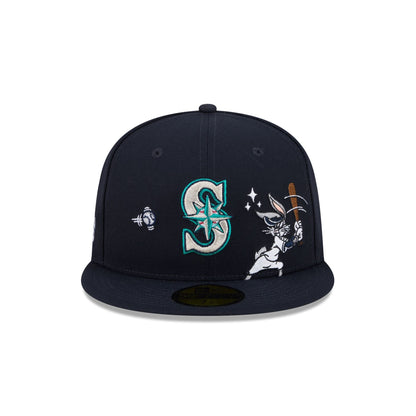 Seattle Mariners Bugs Bunny Swing 59FIFTY Fitted Hat