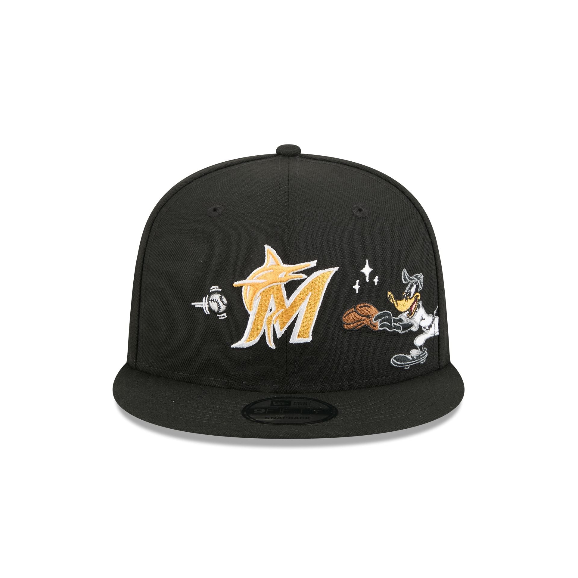 Miami Marlins Daffy Duck Catch 9FIFTY Snapback Hat