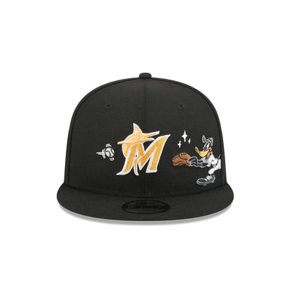 Miami Marlins Daffy Duck Catch 9FIFTY Snapback Hat