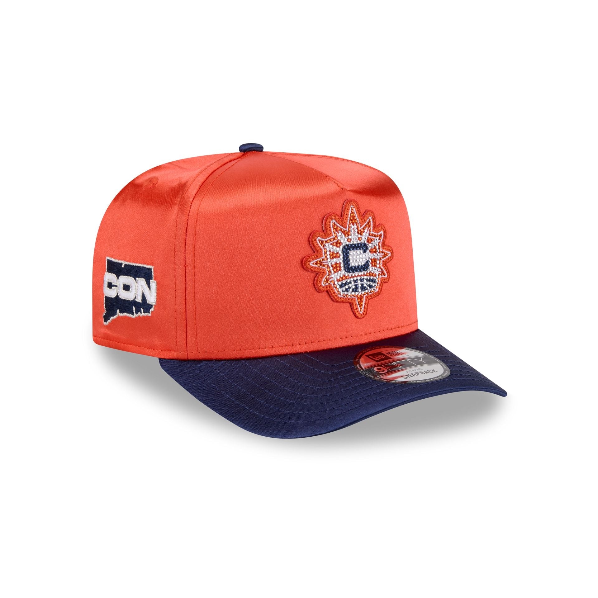 Connecticut Sun 2026 Draft Satin 9FIFTY A-Frame Snapback Hat