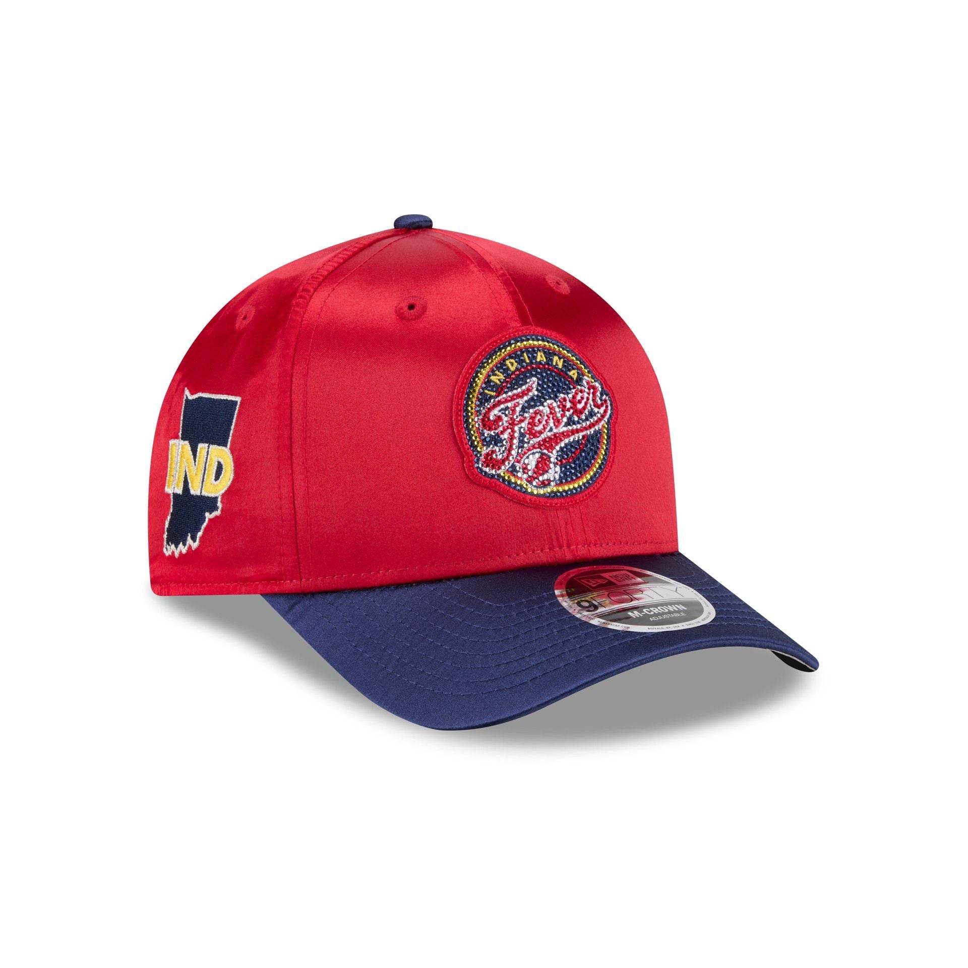 Indiana Fever 2026 Draft Satin 9FORTY M-Crown Snapback Hat