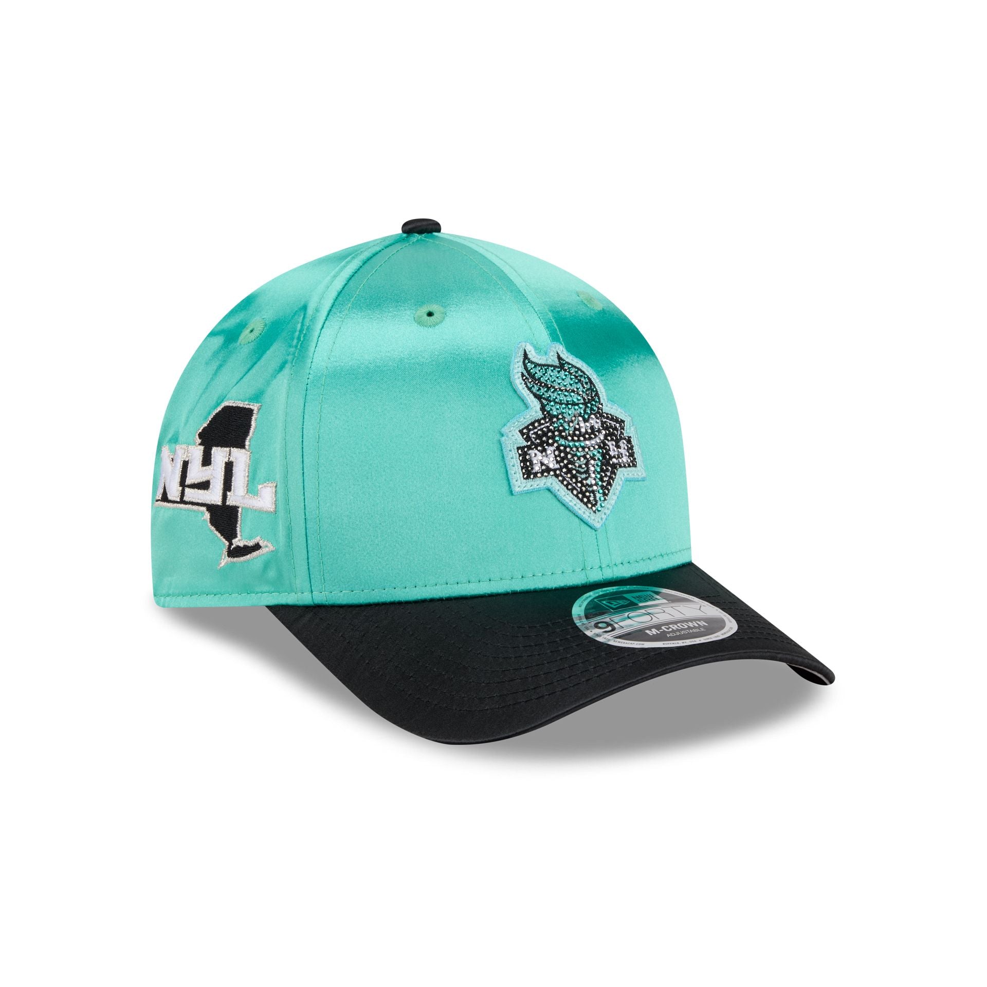 New York Liberty 2026 Draft Satin 9FORTY M-Crown Snapback Hat