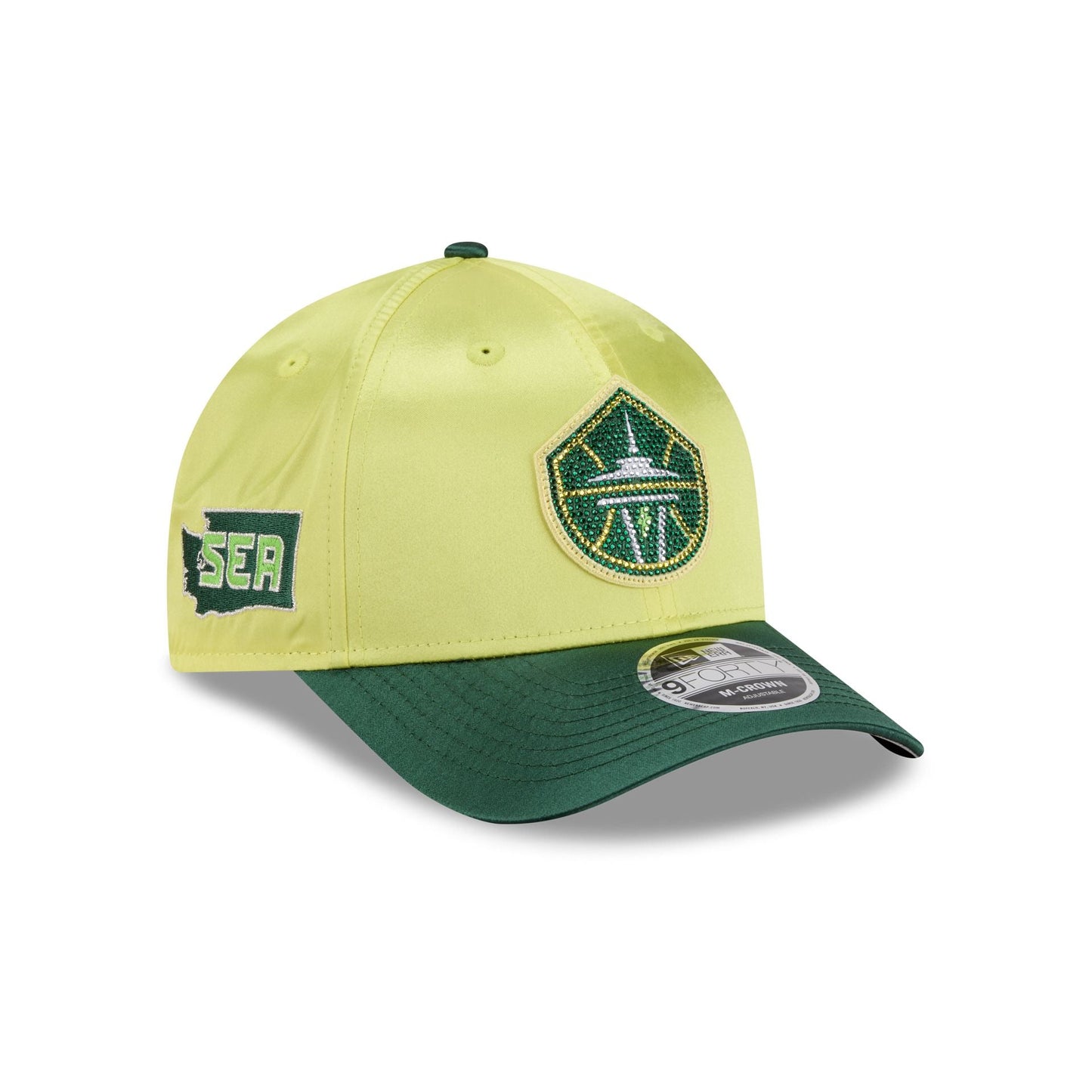 Seattle Storm 2026 Draft Satin 9FORTY M-Crown Snapback Hat