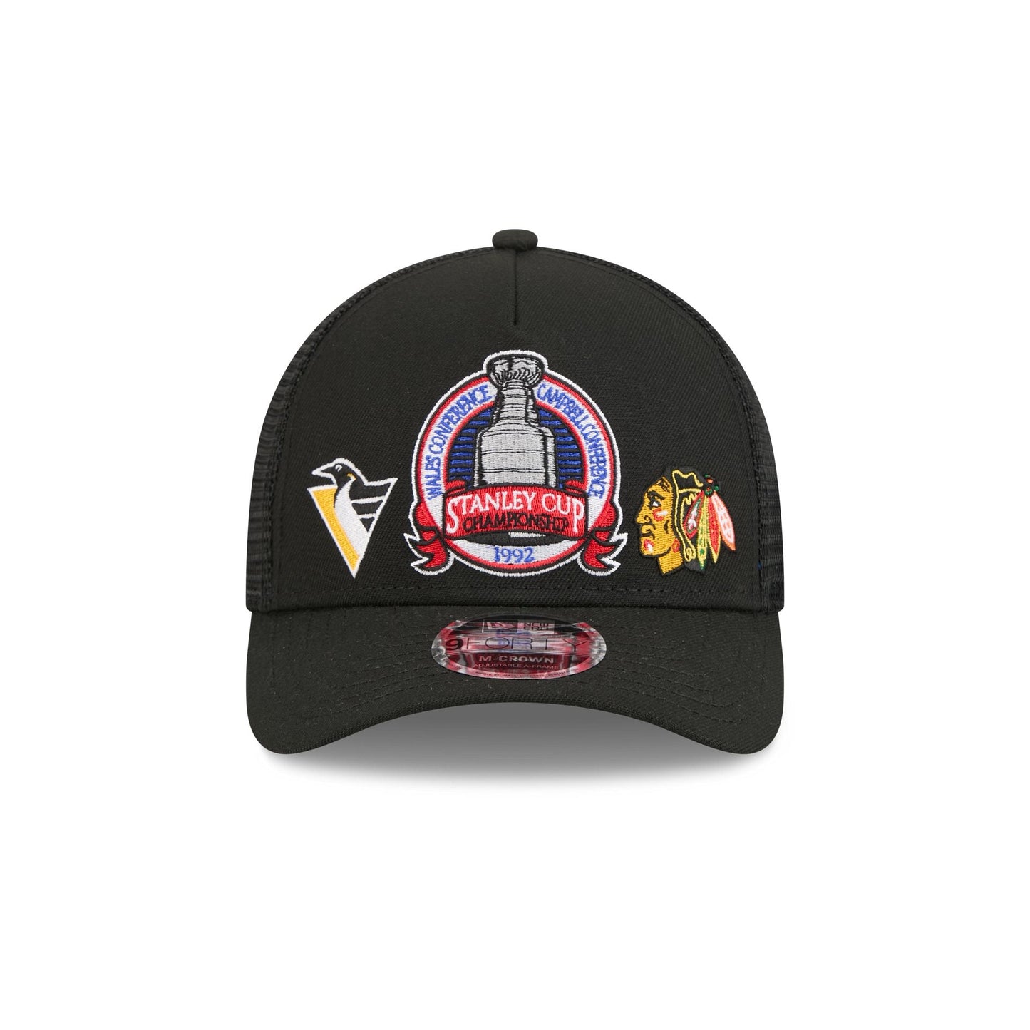 NHL 1992 Past Glory Matchup 9FORTY M-Crown A-Frame Trucker Hat