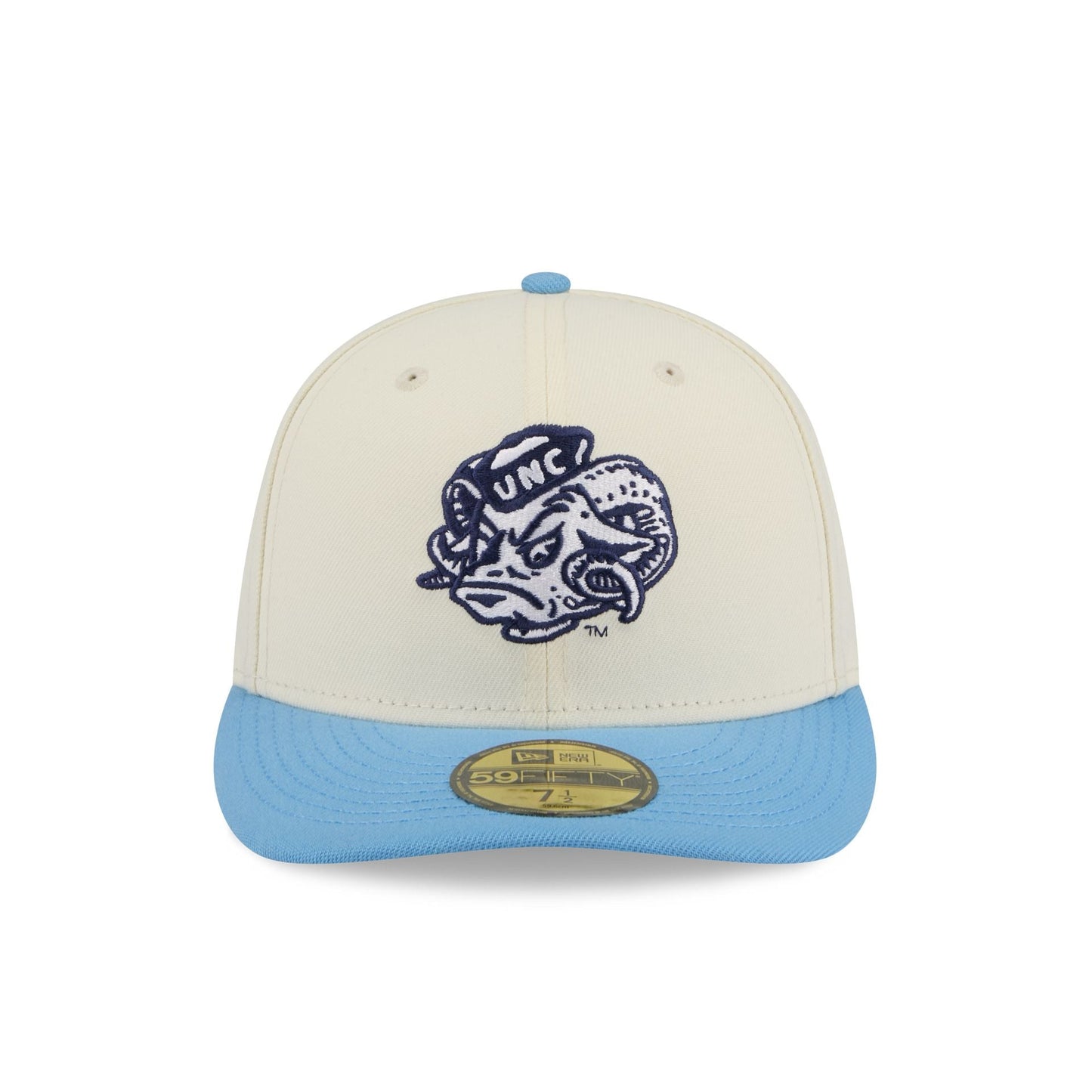 North Carolina Tar Heels 1982 March Madness College Vault Chrome 59FIFTY Fitted Hat