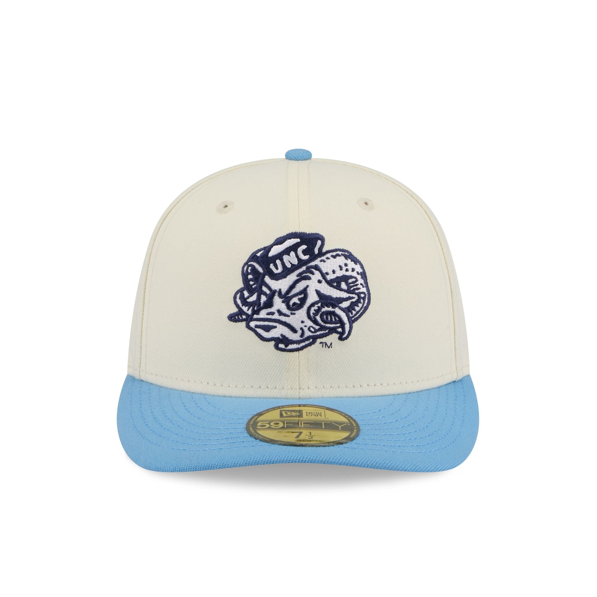 North Carolina Tar Heels 1982 March Madness College Vault Chrome 59FIFTY Fitted Hat