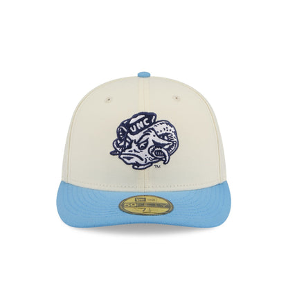 North Carolina Tar Heels 1982 March Madness College Vault Chrome 59FIFTY Fitted Hat
