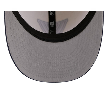 Villanova Wildcats 1985 March Madness College Vault Chrome 59FIFTY Fitted Hat