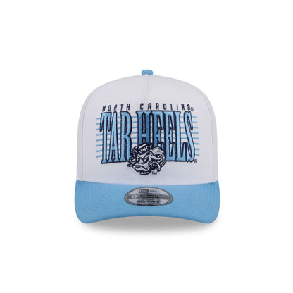 North Carolina Tar Heels March Madness College Vault White 9FIFTY A-Frame Snapback Hat