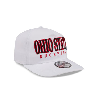 Ohio State Buckeyes March Madness White 19TWENTY Snapback Hat