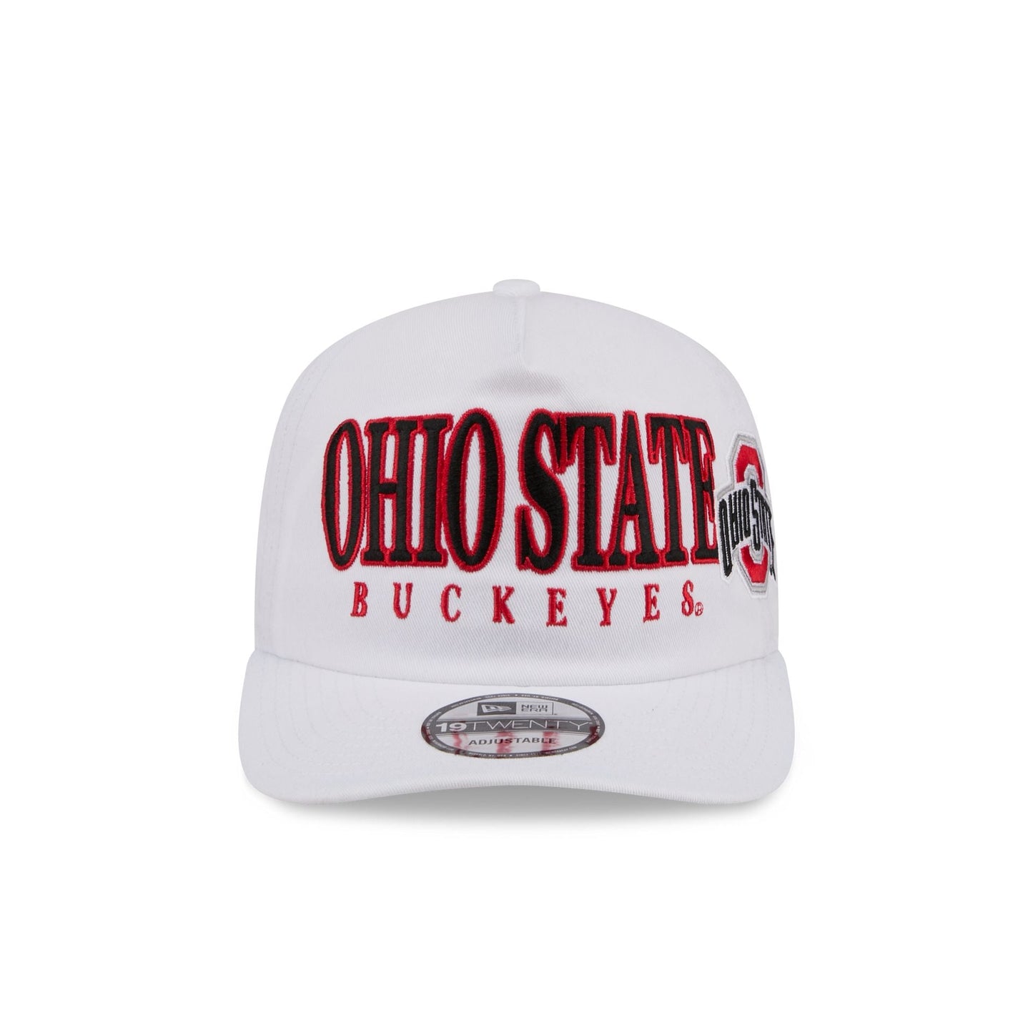 Ohio State Buckeyes March Madness White 19TWENTY Snapback Hat