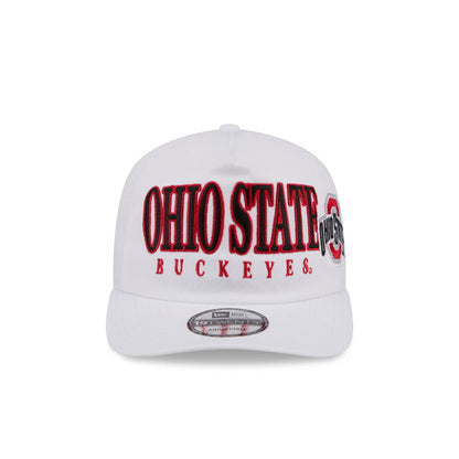 Ohio State Buckeyes March Madness White 19TWENTY Snapback Hat