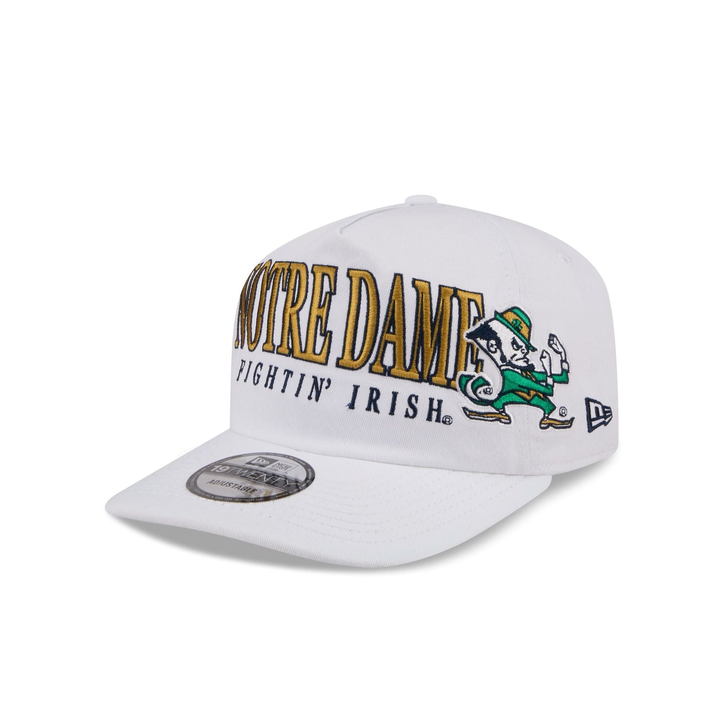 Notre Dame Fighting Irish March Madness White 19TWENTY Snapback Hat