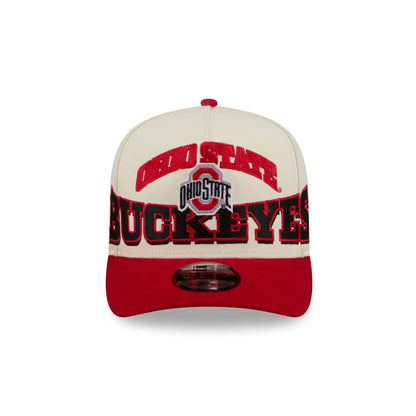 Ohio State Buckeyes March Madness Chrome 9FIFTY A-Frame Snapback Hat