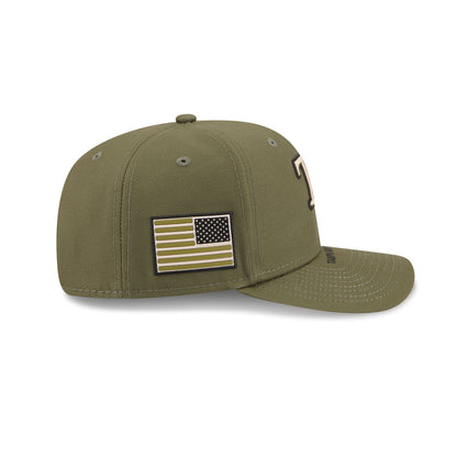 Tampa Bay Rays Armed Forces Day 2026 9SEVENTY Stretch-Snap Hat