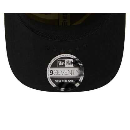 Miami Marlins Armed Forces Day 2026 9SEVENTY Stretch-Snap Hat
