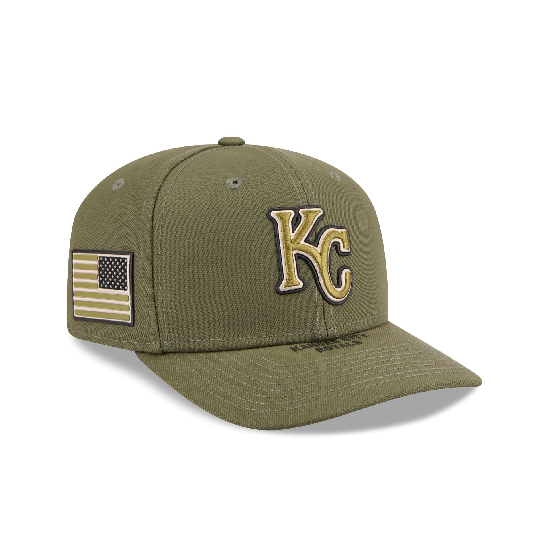 Kansas City Royals Armed Forces Day 2026 9SEVENTY Stretch-Snap Hat