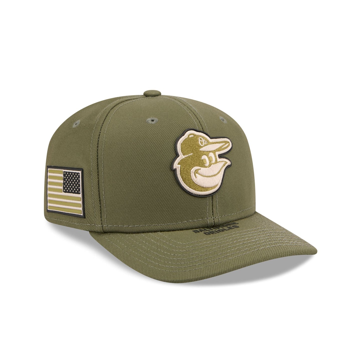 Baltimore Orioles Armed Forces Day 2026 9SEVENTY Stretch-Snap Hat
