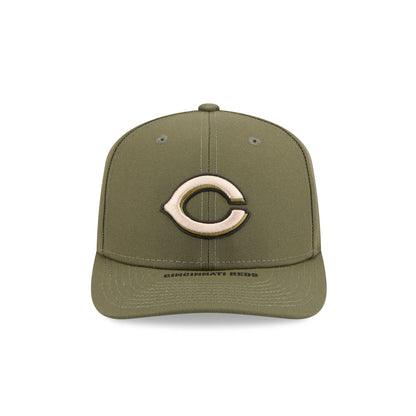 Cincinnati Reds Armed Forces Day 2026 9SEVENTY Stretch-Snap Hat