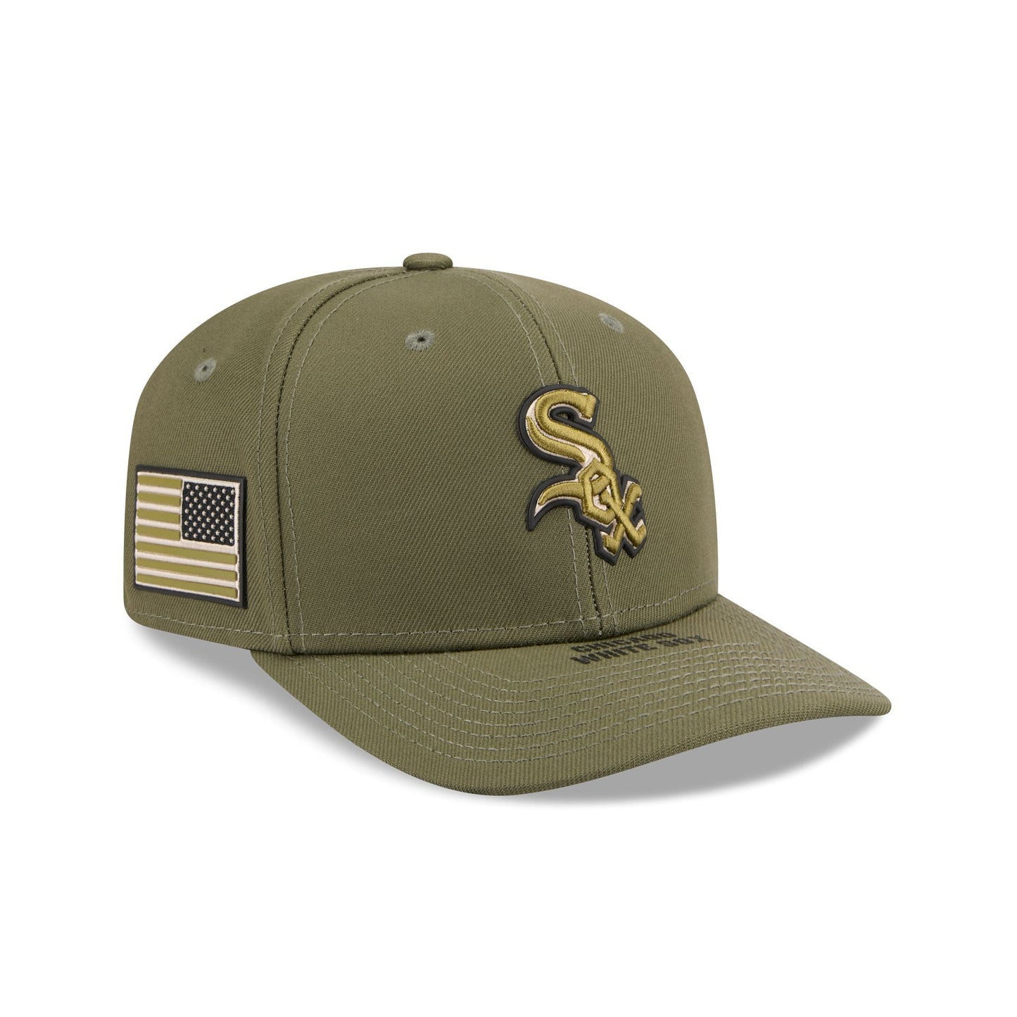 Chicago White Sox Armed Forces Day 2026 9SEVENTY Stretch-Snap Hat