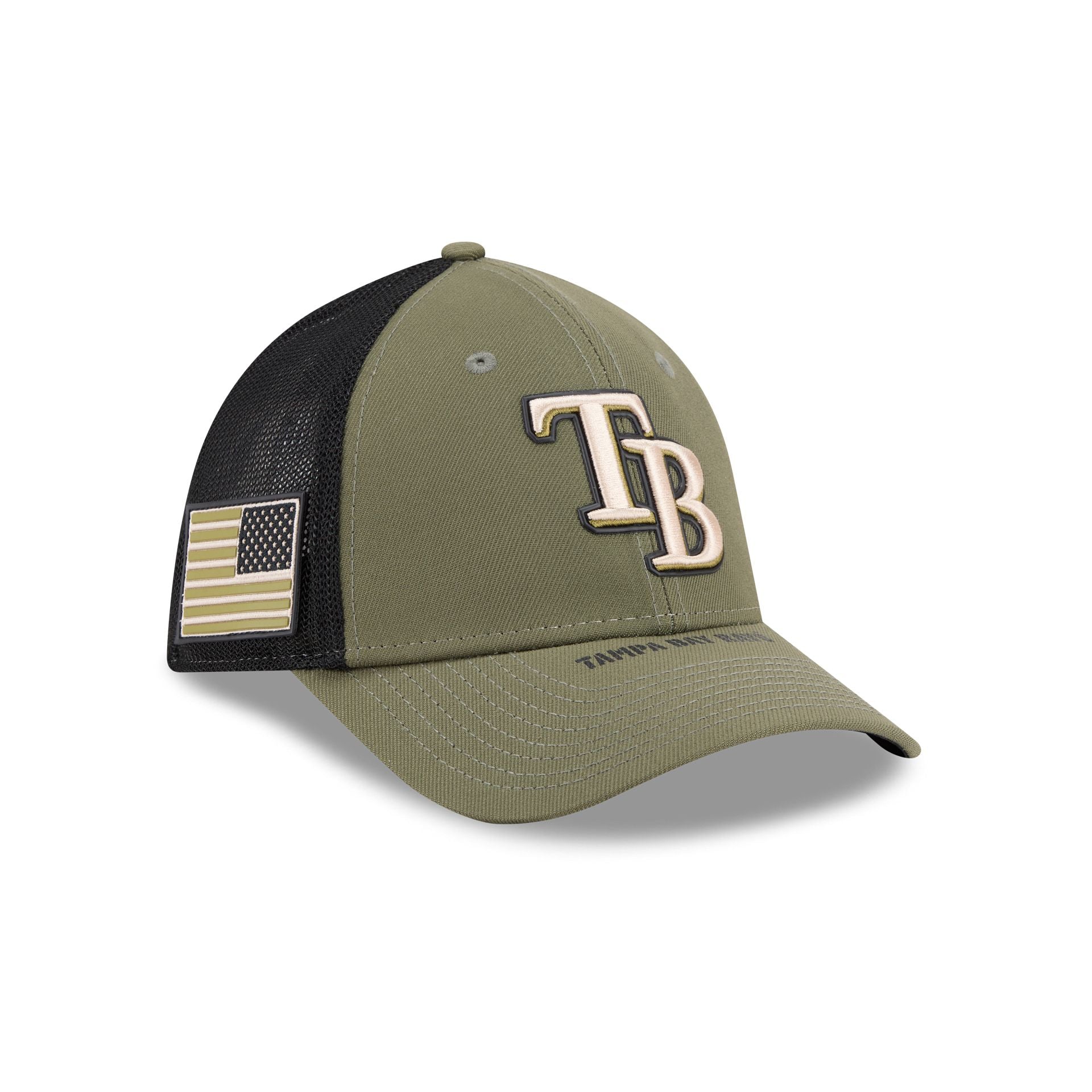 Tampa Bay Rays Armed Forces Day 2026 39THIRTY M-Crown Stretch Fit Hat
