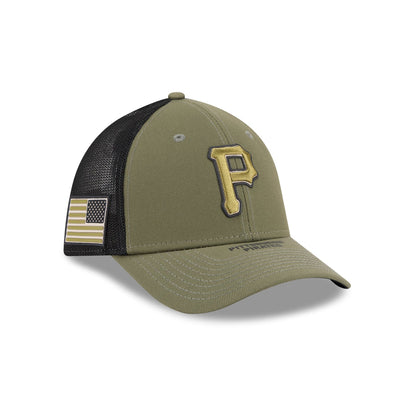 Pittsburgh Pirates Armed Forces Day 2026 39THIRTY M-Crown Stretch Fit Hat