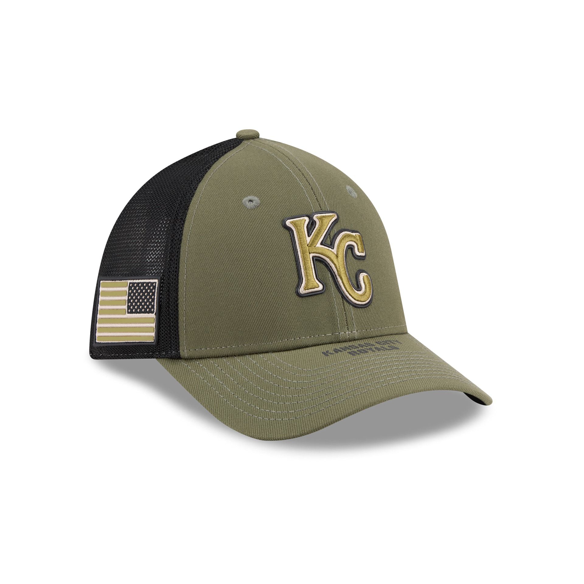 Kansas City Royals Armed Forces Day 2026 39THIRTY M-Crown Stretch Fit Hat