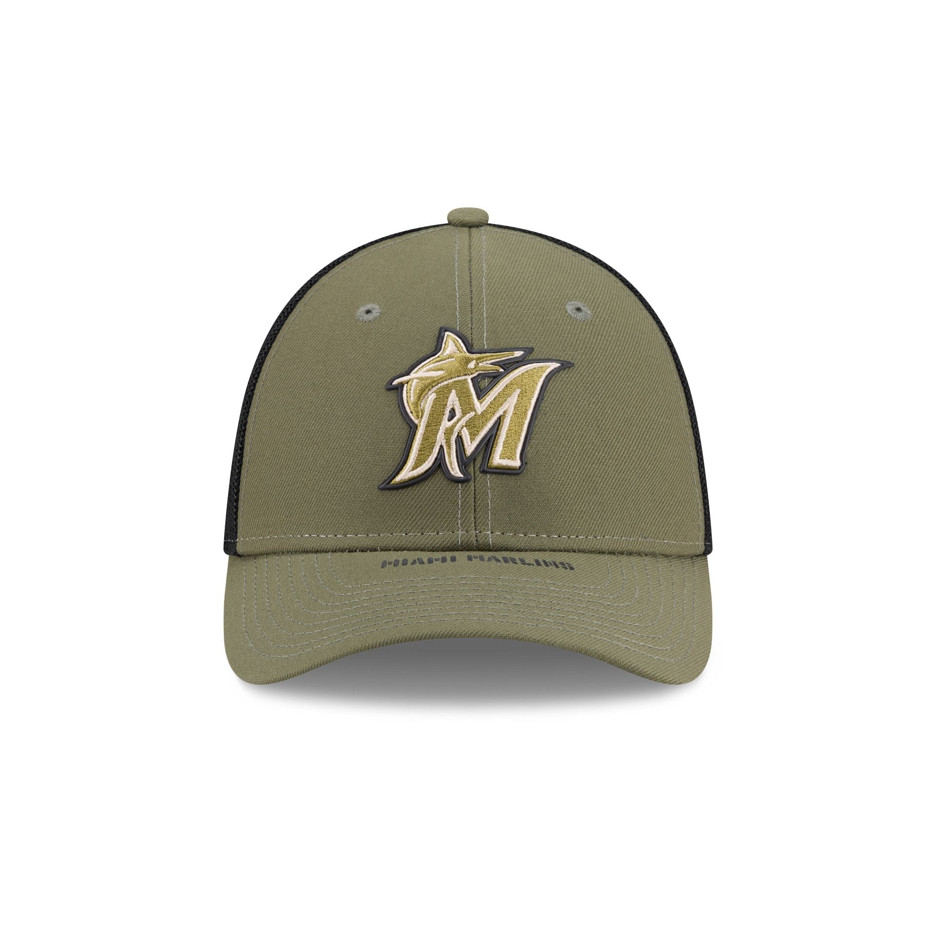 Miami Marlins Armed Forces Day 2026 39THIRTY M-Crown Stretch Fit Hat