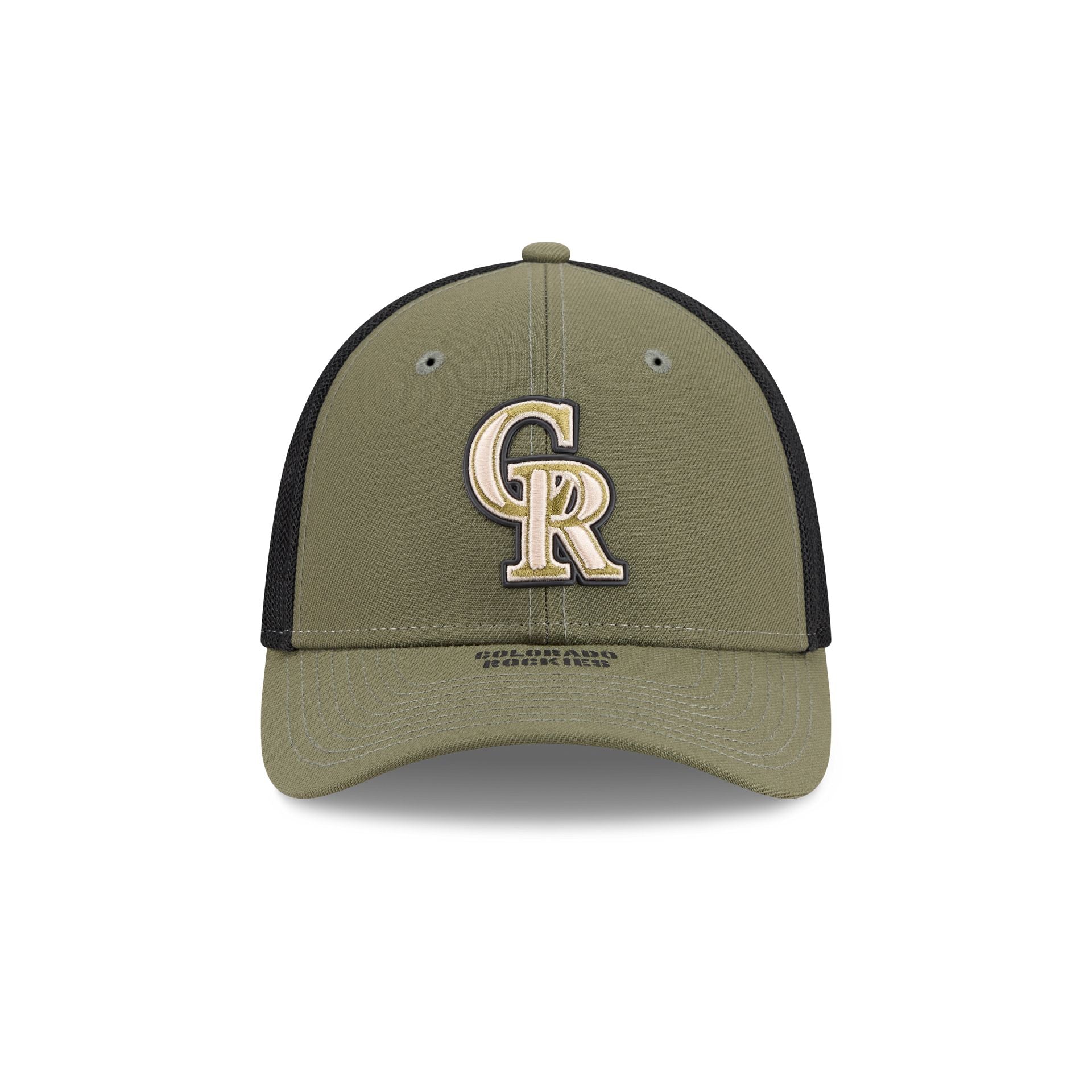 Colorado Rockies Armed Forces Day 2026 39THIRTY M-Crown Stretch Fit Hat