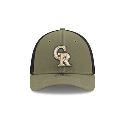 Colorado Rockies Armed Forces Day 2026 39THIRTY M-Crown Stretch Fit Hat