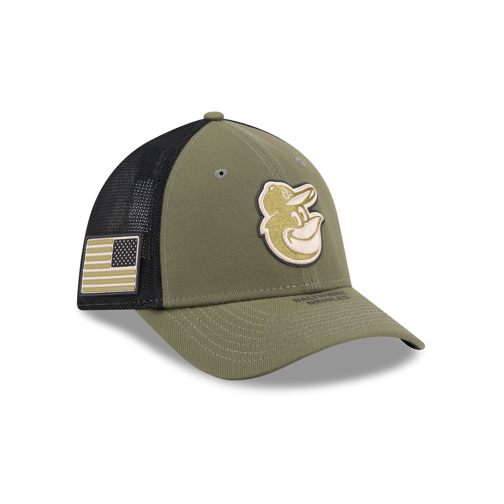Baltimore Orioles Armed Forces Day 2026 39THIRTY M-Crown Stretch Fit Hat