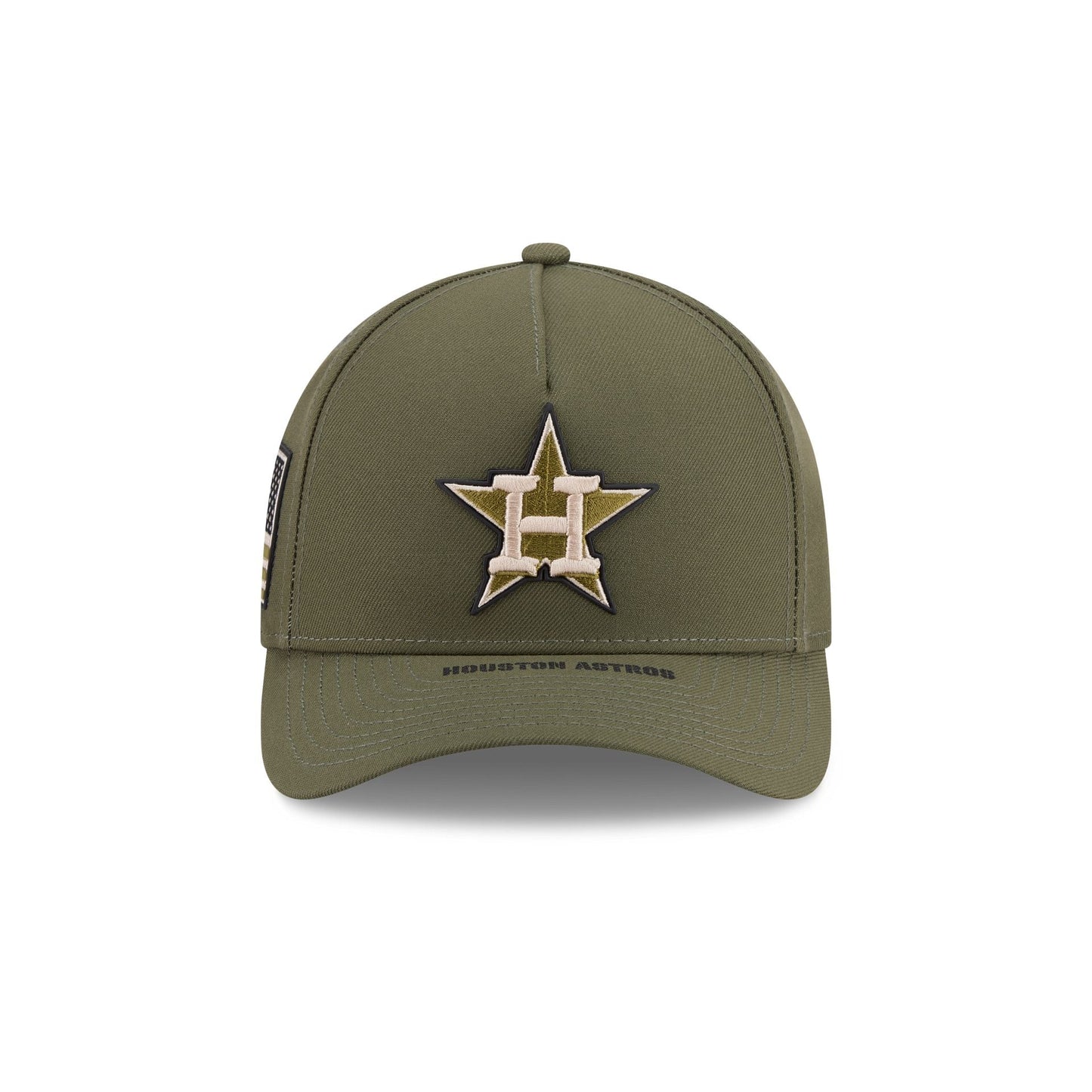 Houston Astros Armed Forces Day 2026 9FORTY M-Crown A-Frame Snapback Hat