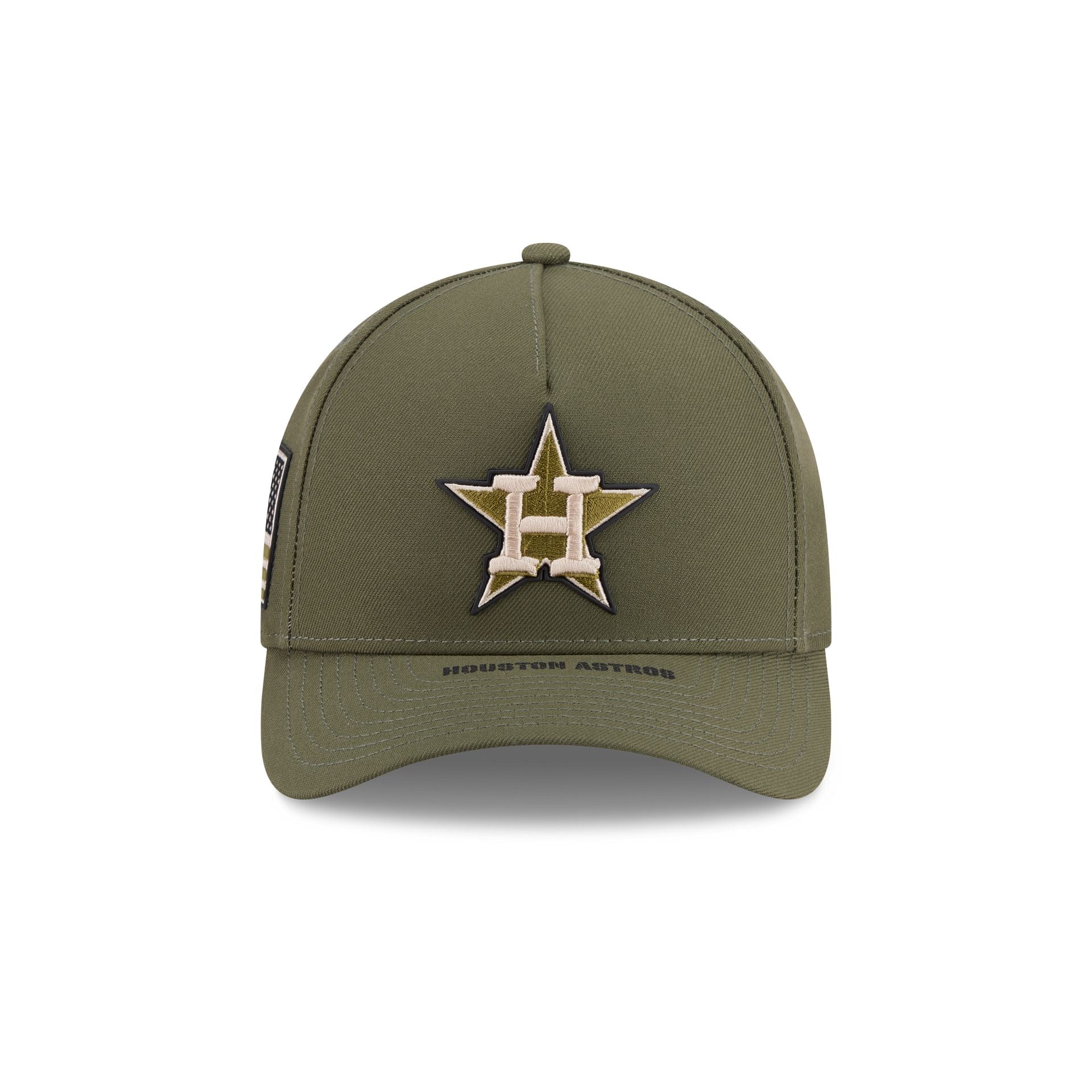 Houston Astros Armed Forces Day 2026 9FORTY M-Crown A-Frame Snapback Hat