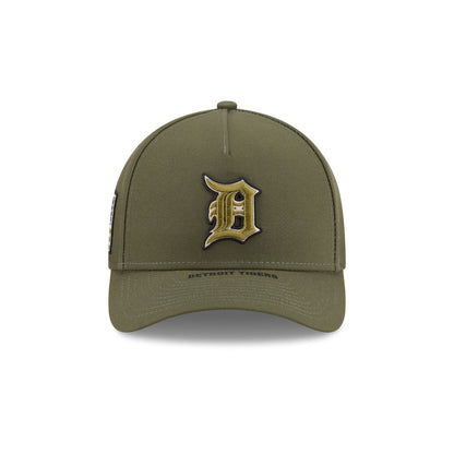 Detroit Tigers Armed Forces Day 2026 9FORTY M-Crown A-Frame Snapback Hat