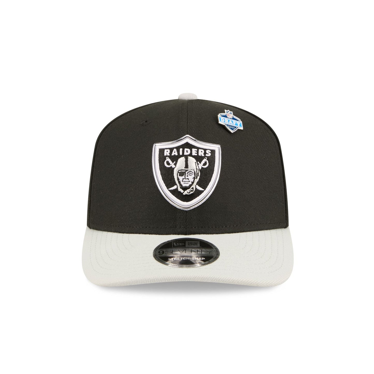 Las Vegas Raiders 2026 Draft 9SEVENTY Stretch-Snap Hat