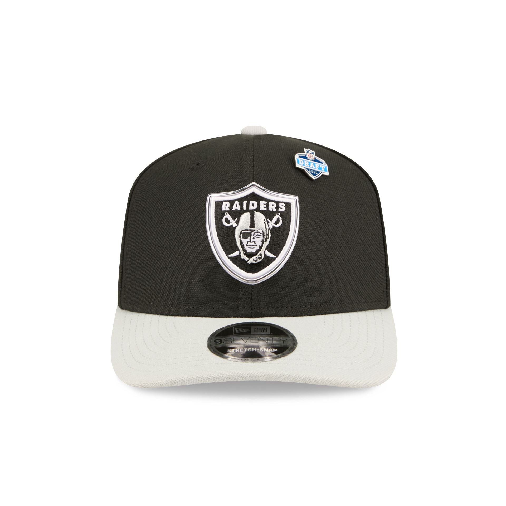 Las Vegas Raiders 2026 Draft 9SEVENTY Stretch-Snap Hat