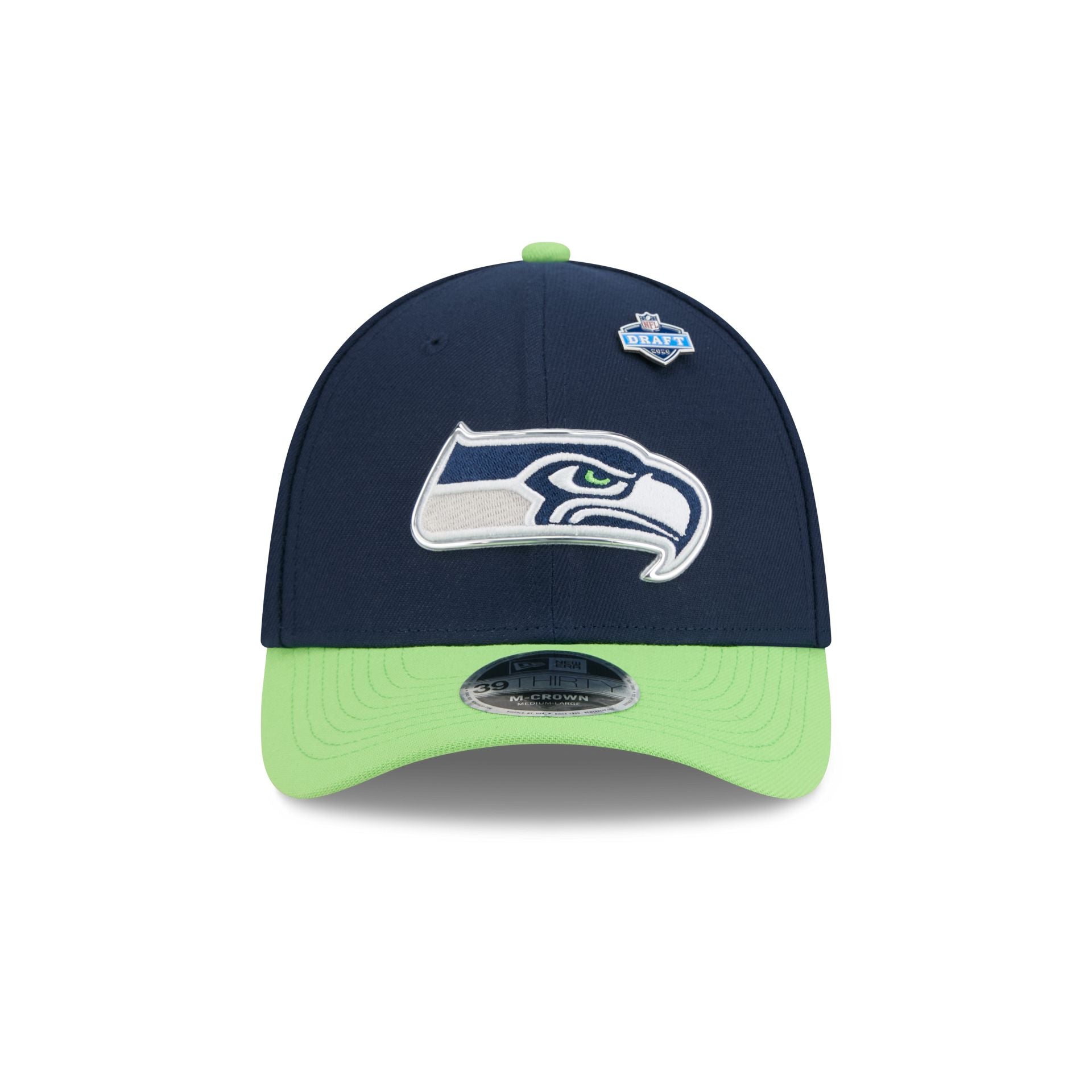 Seattle Seahawks 2026 Draft 39THIRTY M-Crown Stretch Fit Hat