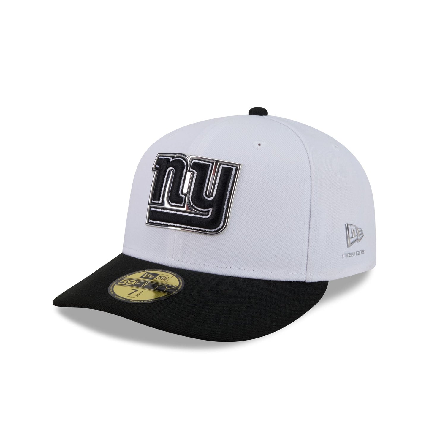 New York Giants 2026 Draft Black and White 59FIFTY Fitted Hat