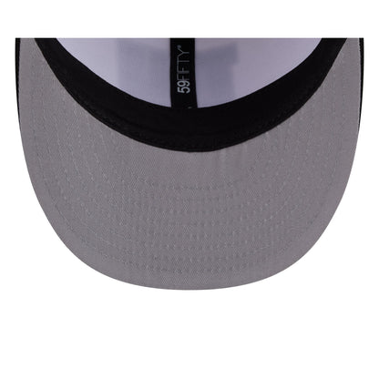 New York Giants 2026 Draft Black and White 59FIFTY Fitted Hat